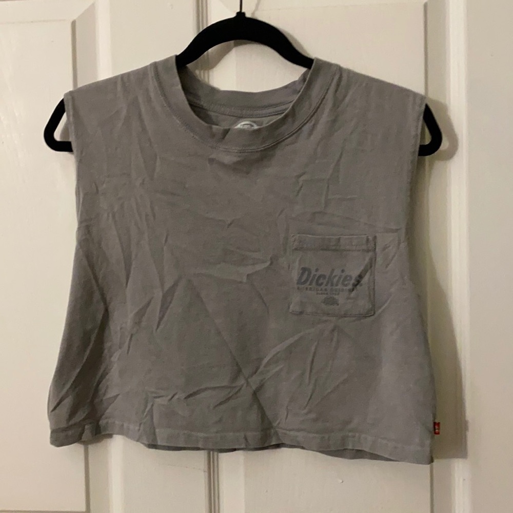Dickies cropped muscle tank top